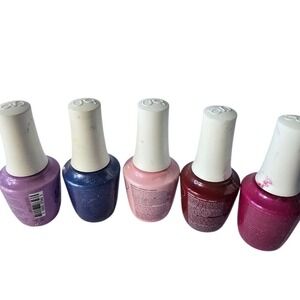 Gelish Soak Off Gel Polish 5 Piece Bundle Mixed Colors